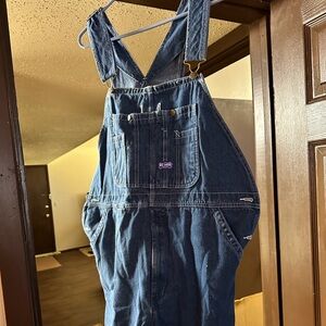 BIG SMITH Classic Indigo Denim Overalls 34 x 30